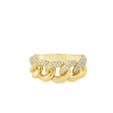 18kt Yellow Gold Natural Diamond Ring (0.46ct)