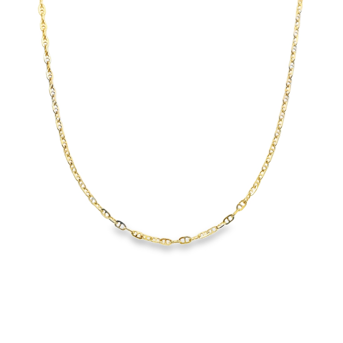 14kt Yellow Gold 18" 1.8mm Anchor Chain (1.8g)