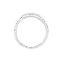 18kt White Gold Natural Round Diamond Prong Set Wedding Ring (0.36ct)