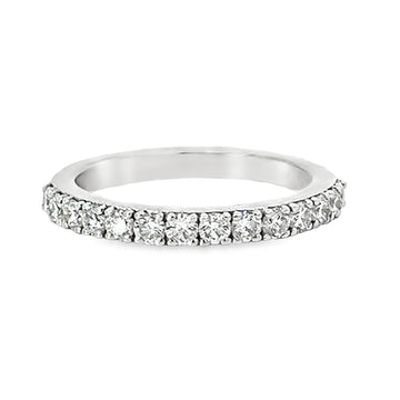 18kt White Gold Diamond Prong Set Ring (0.54ct)