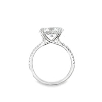 18kt White Gold Lab-Grown Oval Diamond Engagement Ring (2.23ct)