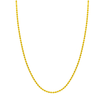 14kt Yellow Gold 2.7mm 18" Italian Made Valentino Chain