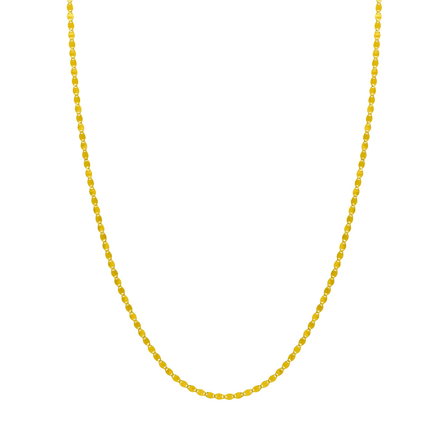 14kt Yellow Gold 2.7mm 18" Italian Made Valentino Chain