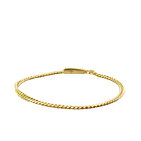 14K Yellow Gold 7" 2.85mm Curb Style Bracelet (5.34g)