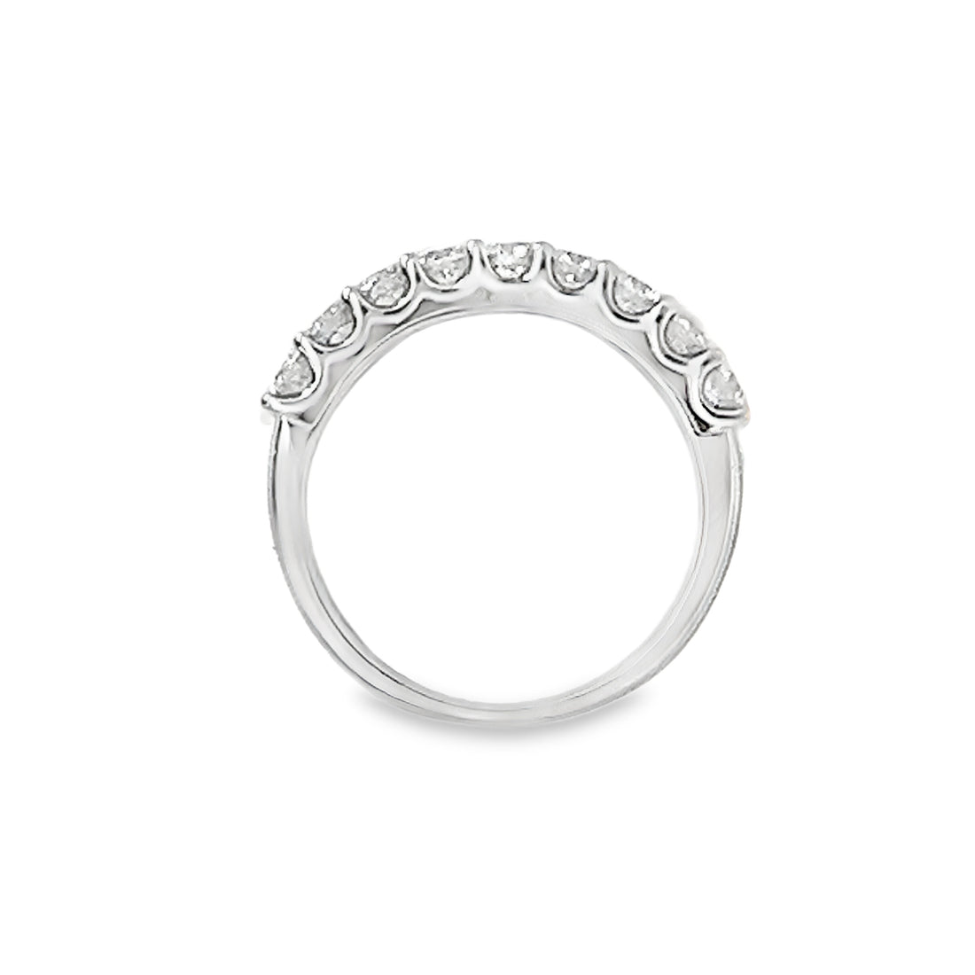 18kt White Gold Diamond Half Anniversary Ring (0.83ct)