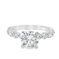18kt White Gold Lab-Grown Round Diamond Engagement Ring (2.23ct)