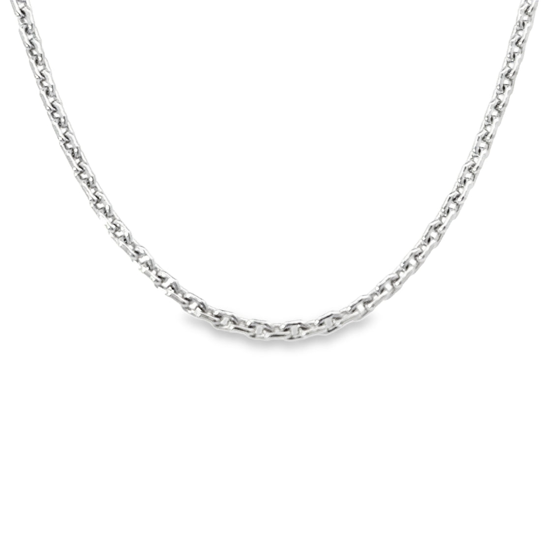 Silver 16" 2.75mm Oval Link Chain (6.5g)