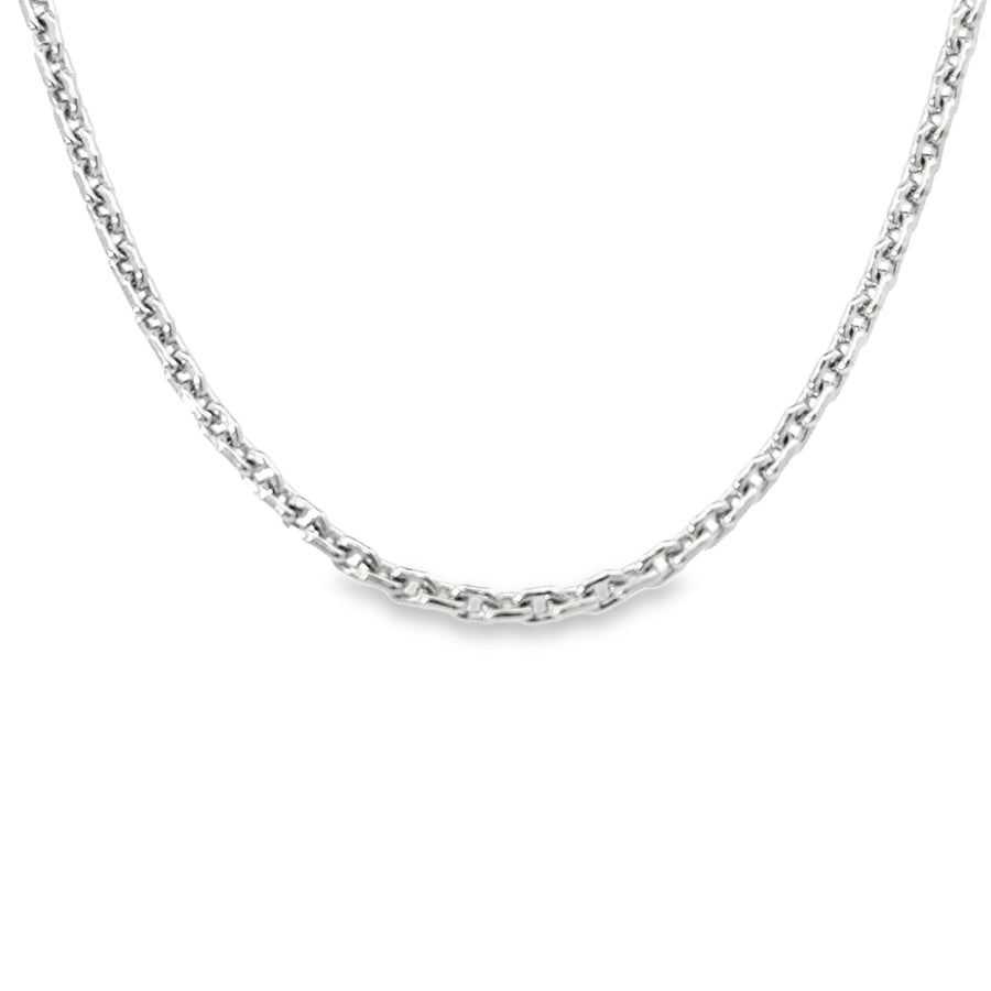 Silver 16" 2.75mm Oval Link Chain (6.5g)