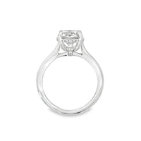 18kt White Gold Lab-Grown Round Diamond Engagement Ring (2ct)