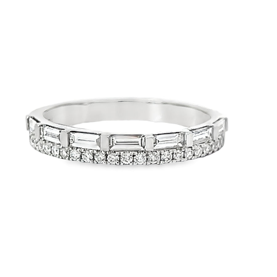 18kt White Gold Diamond Prong Set Ring (0.46ct)