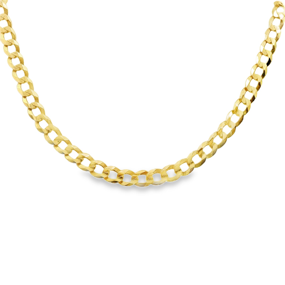 14kt Yellow Gold 7.25" 3.2mm Cuban Link Bracelet (2.3g)
