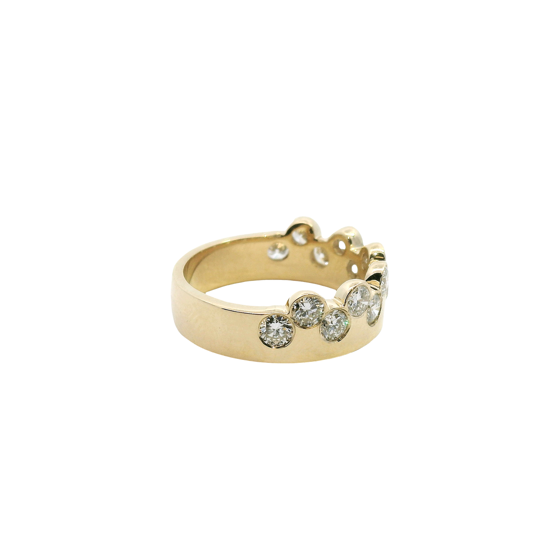 Diamond Wedding Bands  -  Women