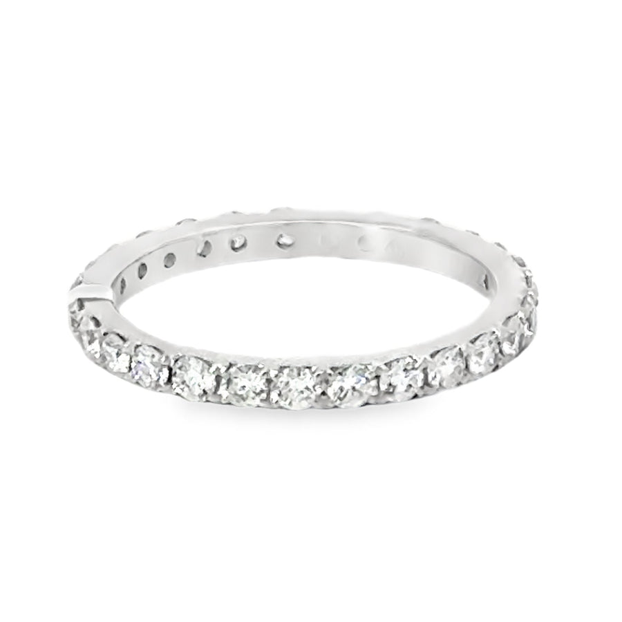 18kt White Gold Diamond Eternity Wedding Ring (0.95ct)