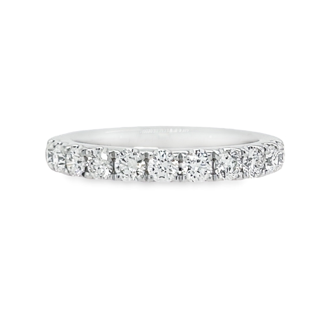 18kt White Gold Diamond Prong Set Wedding Ring (1.26ct)