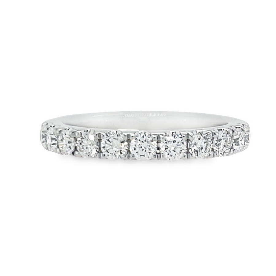 18kt White Gold Diamond Prong Set Wedding Ring (1.26ct)