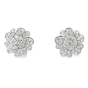 18kt White Gold Natural Diamonds Stud Earrings (0.46ct)