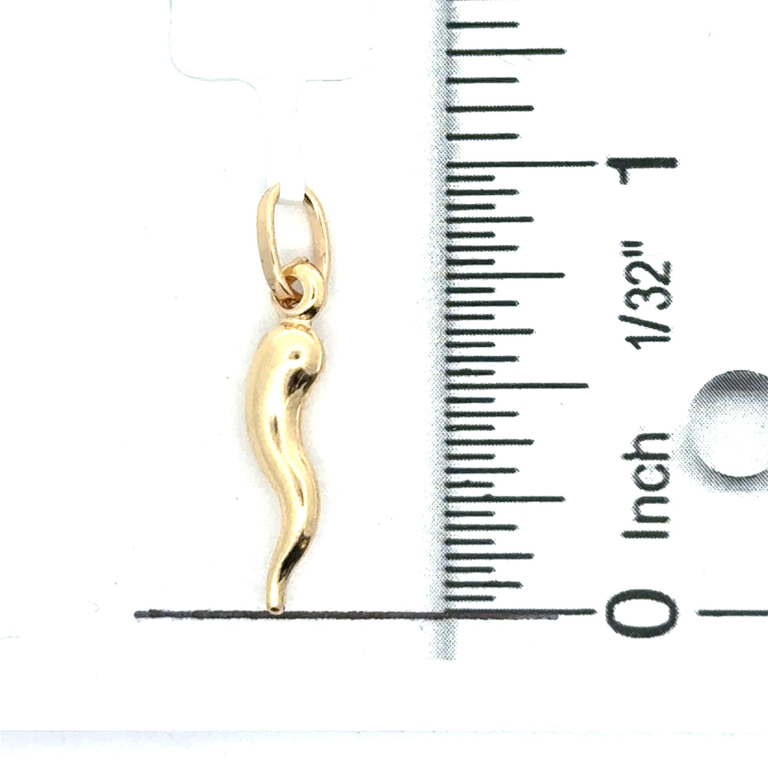 18kt Yellow Gold Horn Pendant