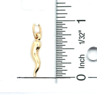 18kt Yellow Gold Horn Pendant