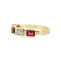 Colored Stone Rings  -  Women'