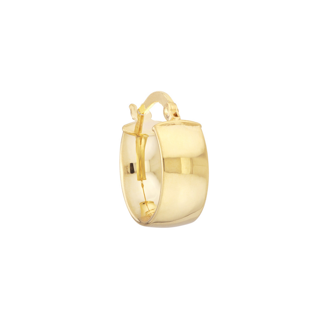 14kt Yellow Gold Medium Hoop Earrings (1.63g)