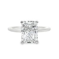 18kt White Gold Radiant Diamond Engagement Ring (2.12ct)