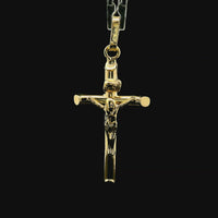 18kt Yellow Gold Italian Made Crucifix Charm (2.17g)