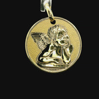 18kt Yellow Gold Italian Made Cherub Charm (2.75g)