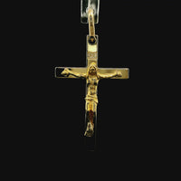 18kt Yellow Gold Italian Made Crucifix Charm (2.17g)